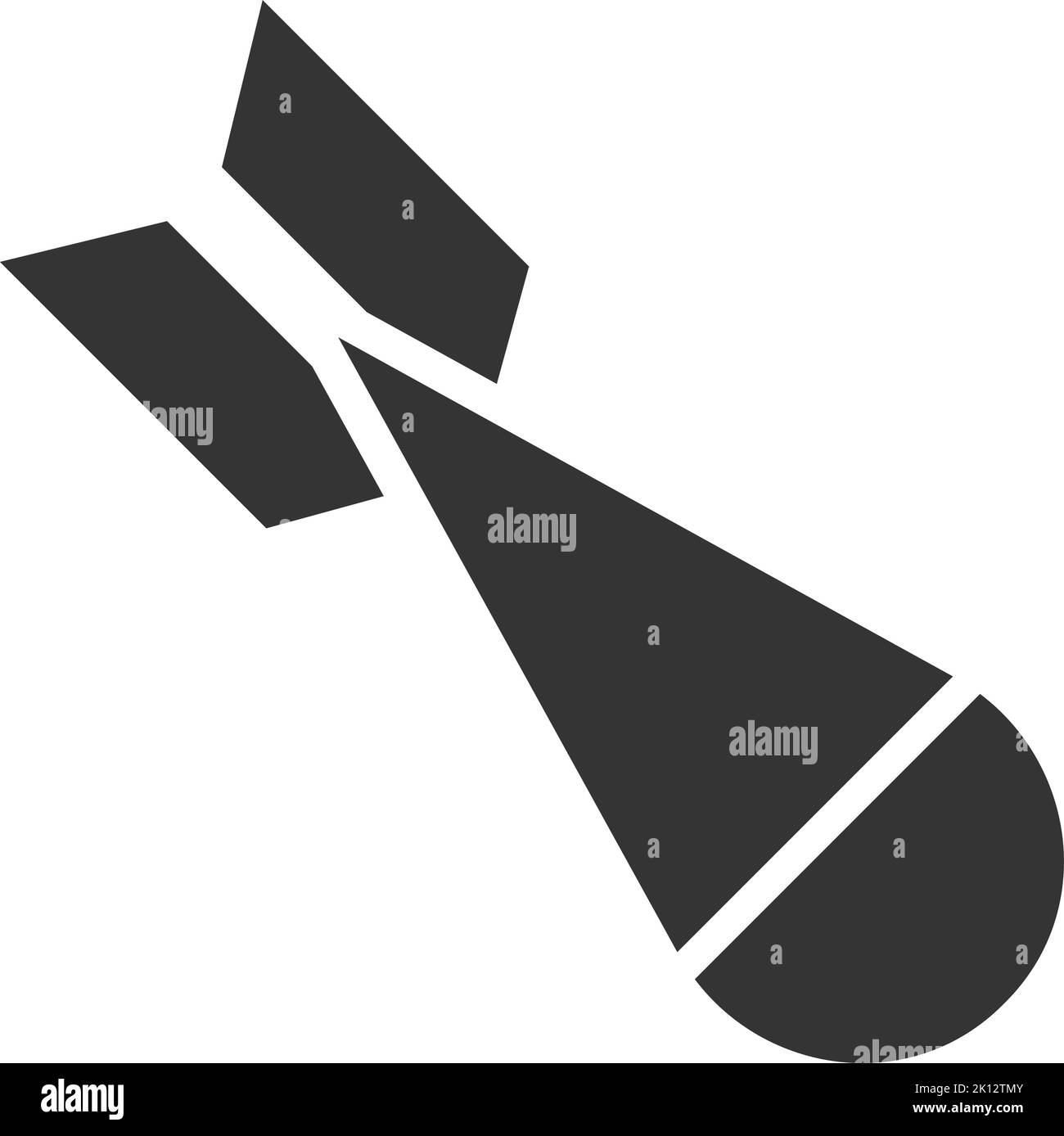 Projectile d'artillerie Banque d'images vectorielles - Alamy