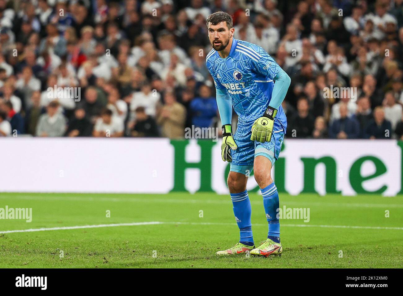 Copenhague, Danemark. 14th septembre 2022. Le gardien de but Mathew Ryan (51) du FC Copenhagen vu lors du match de la Ligue des champions de l'UEFA entre le FC Copenhagen et le FC Sevilla à Parken à Copenhague. (Crédit photo : Gonzales photo/Alamy Live News Banque D'Images