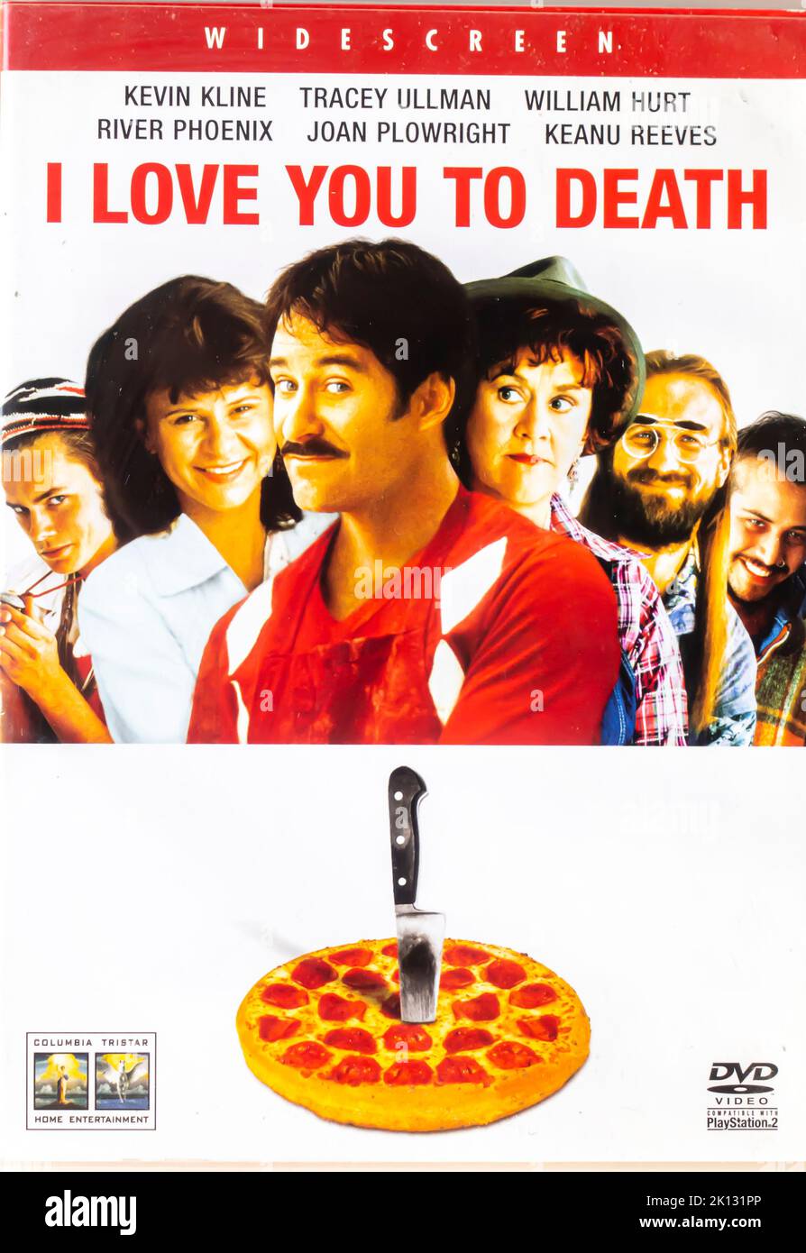 Je t'aime à la mort, 2010, couverture dvd Banque D'Images