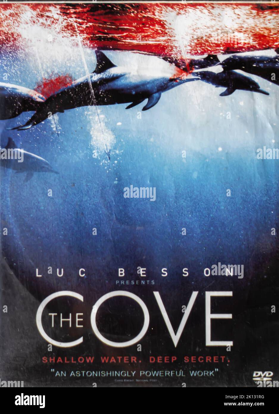 La crique (la Baie de la Honte). Film de Luc Besson. Couvercle de DVD 2010 Banque D'Images