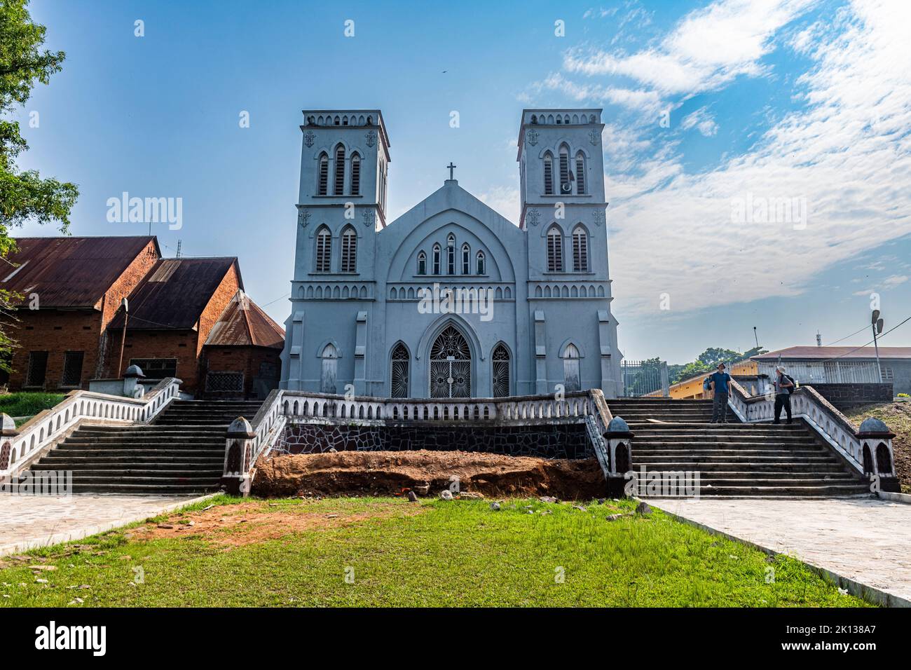 Cathédrale notre-Dame du Rosaire, Kisangani, République démocratique du Congo, Afrique Banque D'Images
