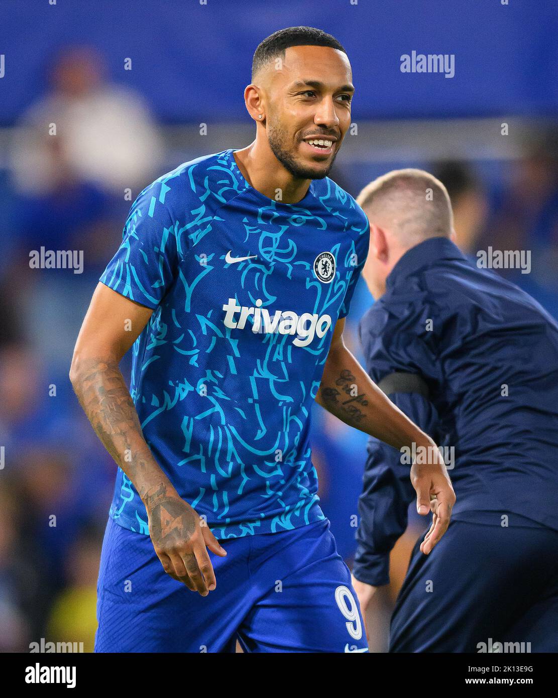 Londres, Royaume-Uni. 14th septembre 2022. 14 septembre 2022 - Chelsea contre RB Salzbourg - UEFA Champions League - Groupe E - Stamford Bridge Pierre-Emerick Aubameyang de Chelsea pendant le match de la Champions League à Stamford Bridge. Crédit photo : Mark pain/Alamy Live News Banque D'Images