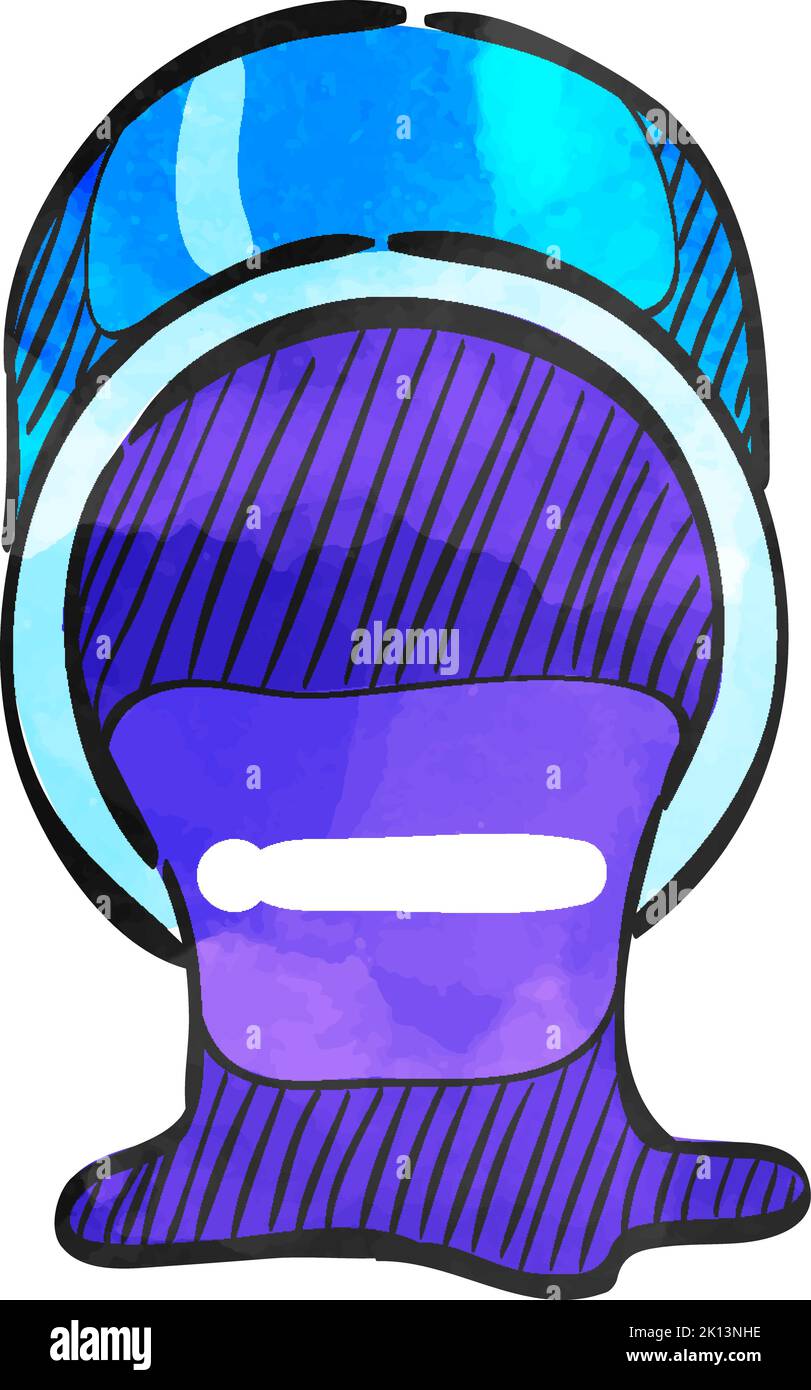 La peinture peut s'afficher sous forme d'aquarelle. Illustration de Vecteur