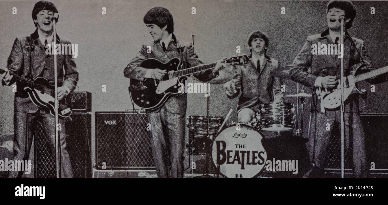 Carte IEM CD Disc Inlay - The Beatles - Beatles à vendre. Banque D'Images