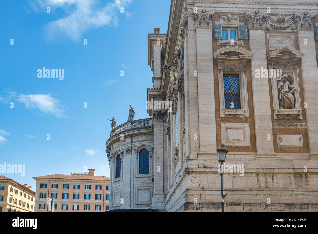 La basilique Sainte-Marie-majeure à Rome, Italie, Europe. Banque D'Images