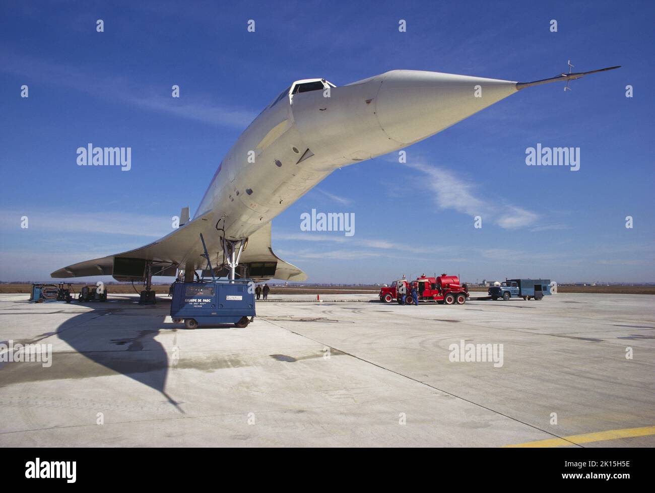 Concorde jet, France. Banque D'Images