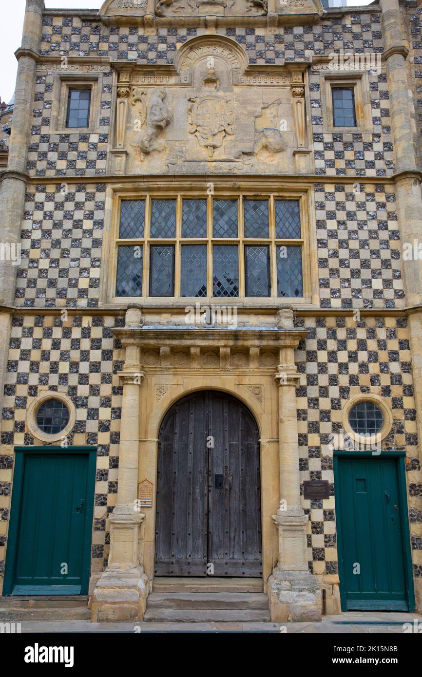 Town Hall et Trinity Guildhall, Queen Street, King's Lynn, Norfolk, Royaume-Uni Banque D'Images