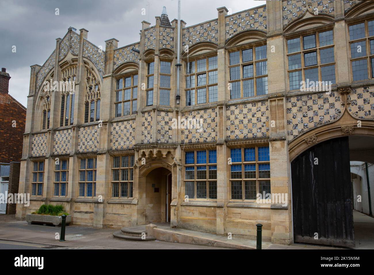 Town Hall et Trinity Guildhall, Queen Street, King's Lynn, Norfolk, Royaume-Uni Banque D'Images