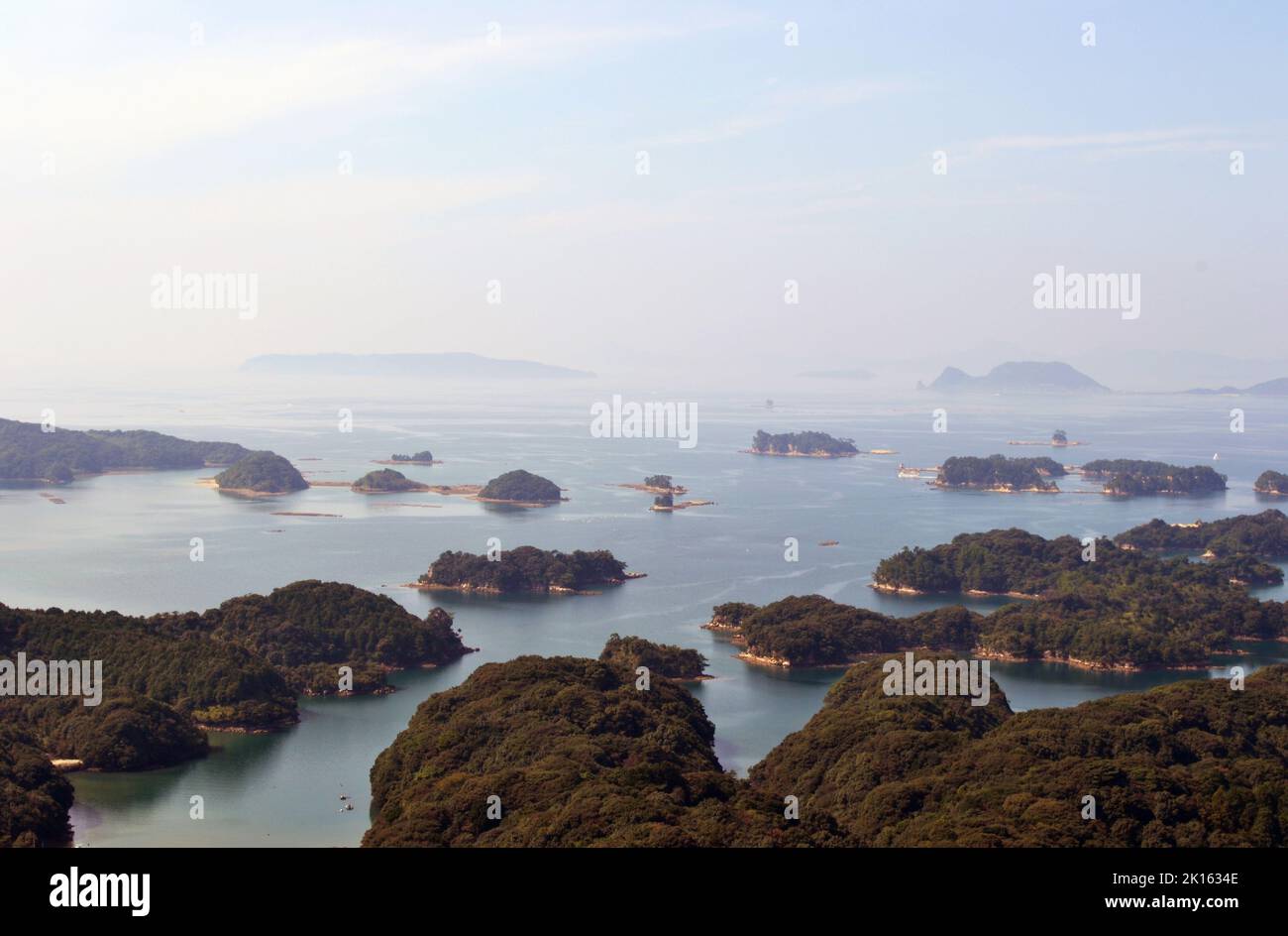 Vue panoramique sur 99 îles Banque D'Images