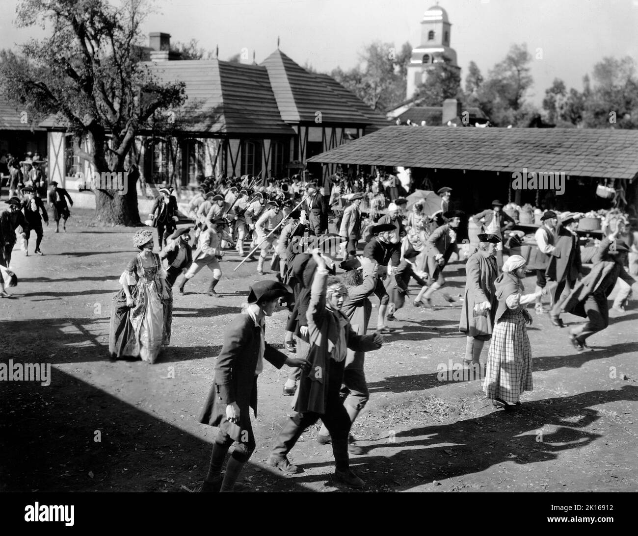 Production de grands ensembles, sur le tournage du film, 'Naughty Marietta', Loew's Inc., 1935 Banque D'Images