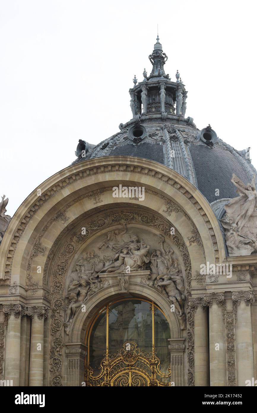 Petit Palais (petit Palais) Architecture. Musée d'Art de Paris, France. Exposition universelle, 1900. Banque D'Images