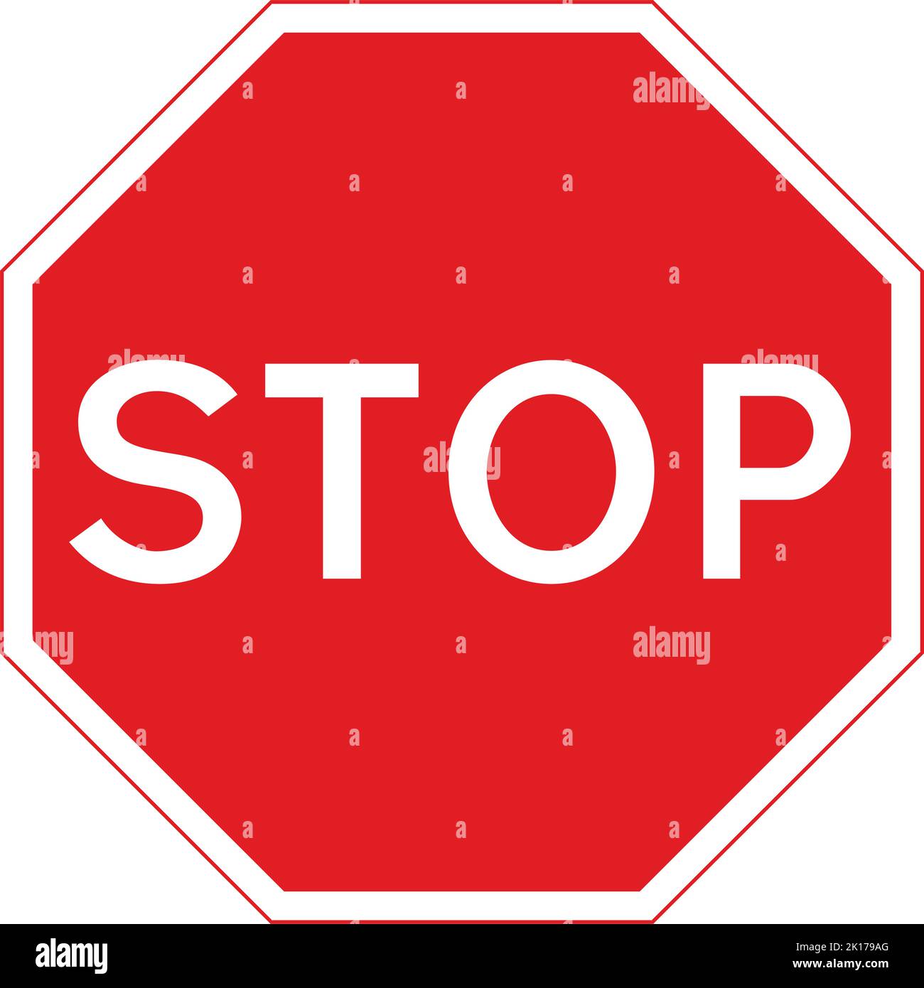 Stop et céder, le code de la route signalisation routière, des panneaux donnant des ordres, des panneaux avec des cercles rouges sont la plupart du temps prohibitifs. Les plaques situées sous les affiches qualifient leur Illustration de Vecteur