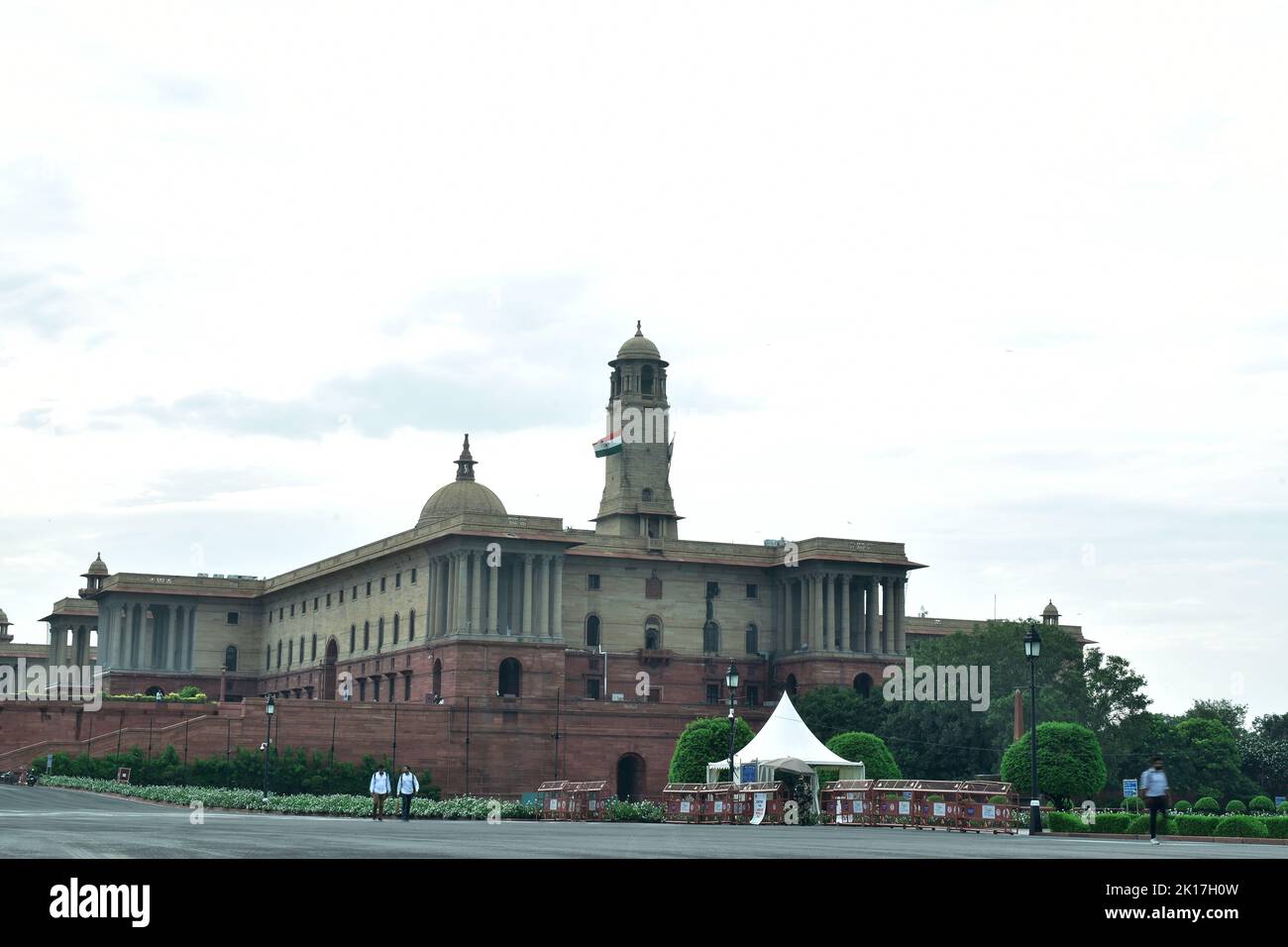 New Delhi, Inde - 14 septembre 2022 : Rashtrapati bhavan ou maison du président indien vue de jour Banque D'Images