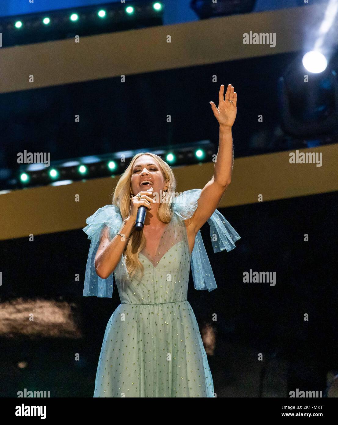 Nashville, États-Unis. 12th septembre 2022. Carrie Underwood se produit pendant la CMT Giants: Vince Gill au Centre Fisher pour les arts de la scène sur 12 septembre 2022 à Nashville, Tennessee. Photo: Amiee Stubbs crédit: Imagespace/Alamy Live News Banque D'Images