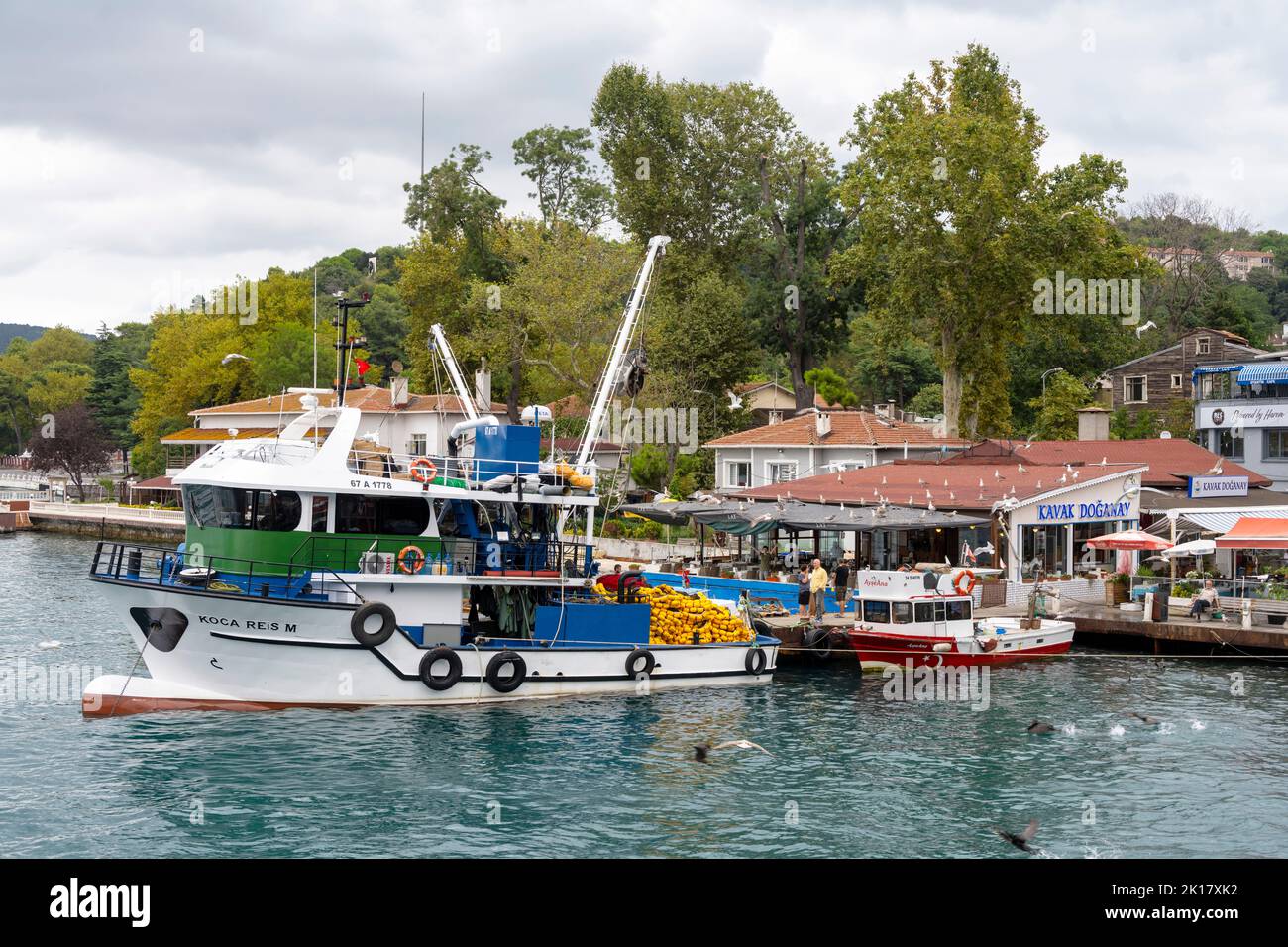 Türkei, Istanbul, Beykoz, Anadolu Kavagi Banque D'Images