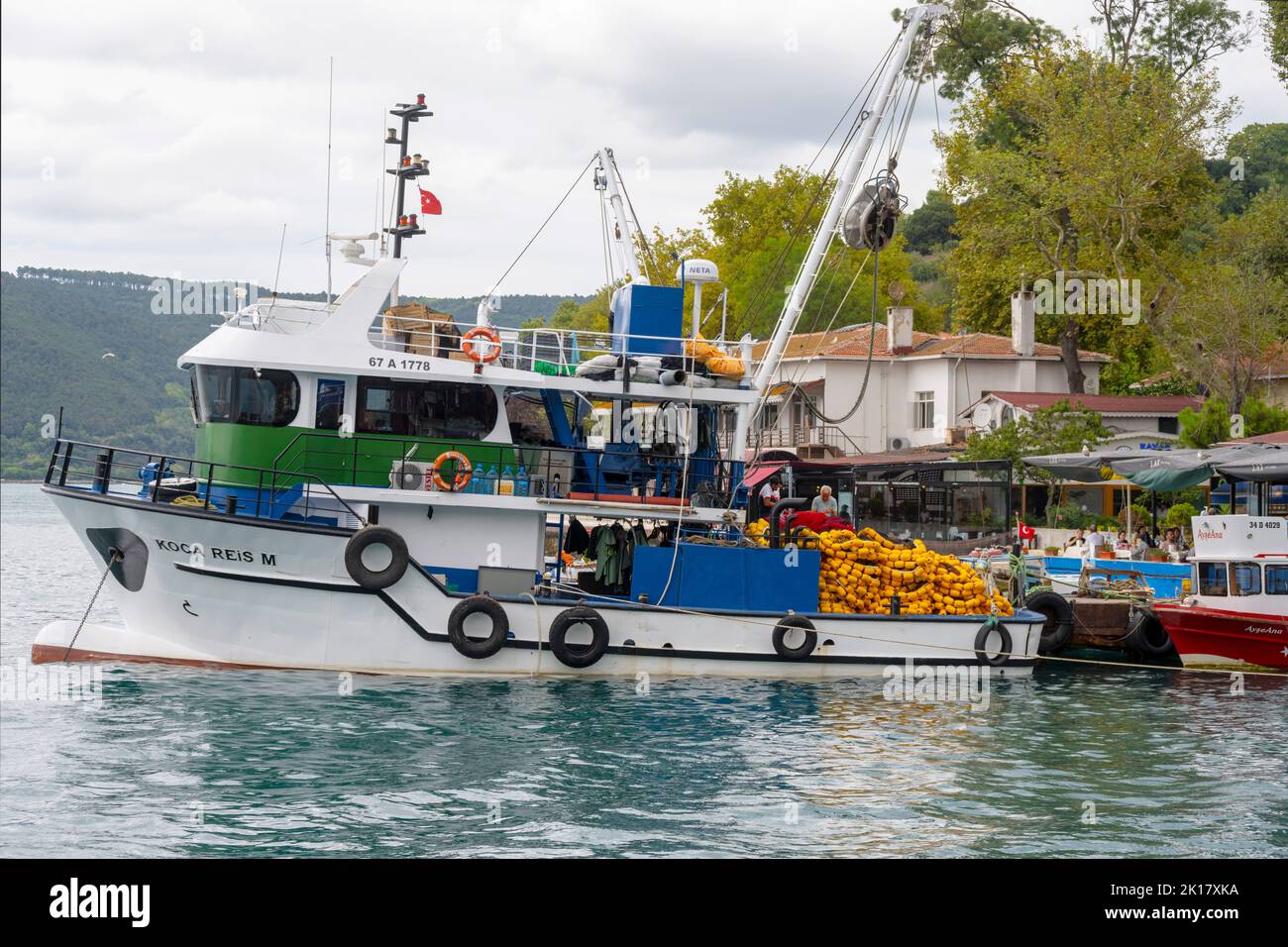 Türkei, Istanbul, Beykoz, Anadolu Kavagi Banque D'Images