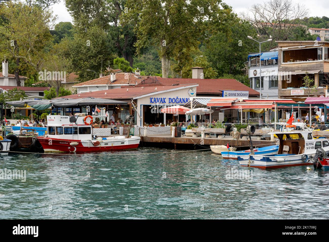 Türkei, Istanbul, Beykoz, Anadolu Kavagi Banque D'Images