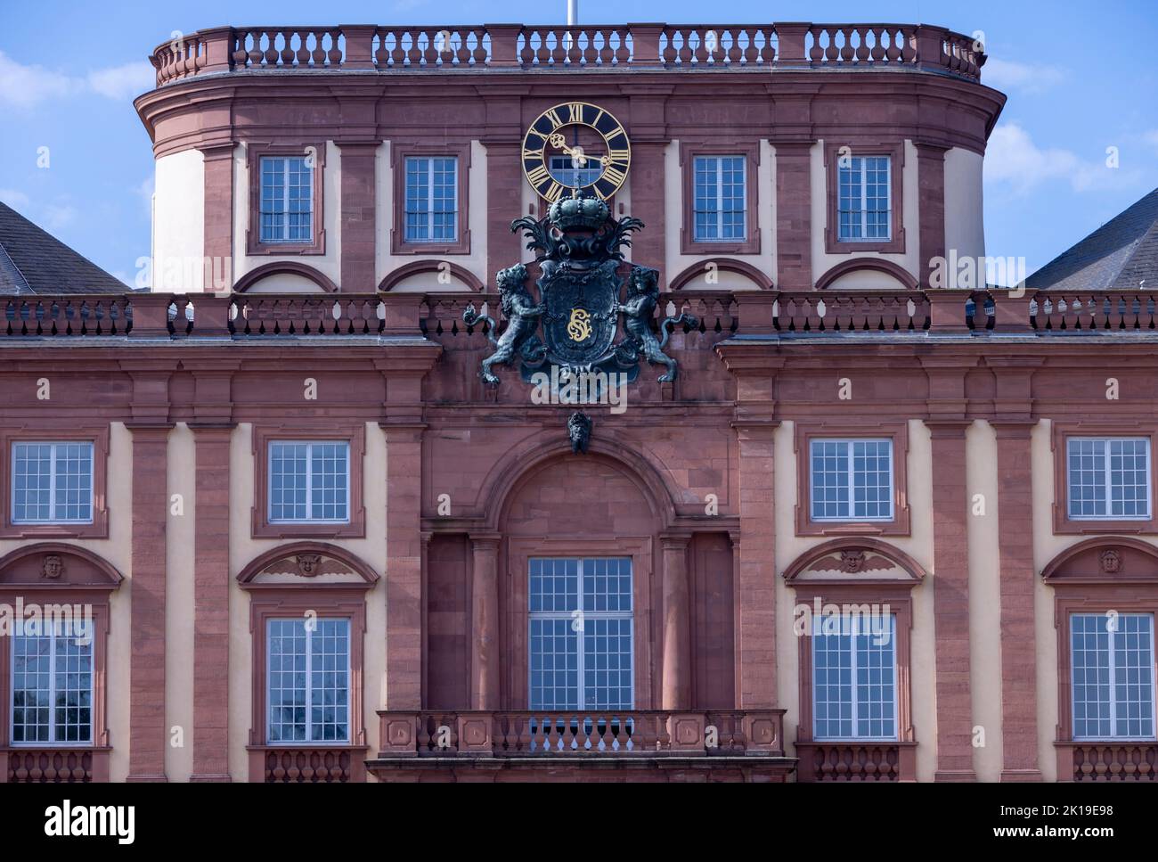 Mannheim Palace (Mannheimer Schloss), Mannheim, Allemagne Banque D'Images