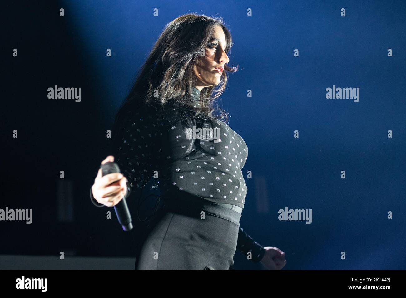Londres, Royaume-Uni. 16th septembre 2022. La chanteuse américaine Jillian Banks se interprétant comme DES BANQUES lors de son « serpent Tour » au Roundhouse, Londres. Crédit : John Barry/Alay Live News Banque D'Images Londres, Royaume-Uni. 16th septembre 2022. La chanteuse américaine Jillian Banks se interprétant comme DES BANQUES lors de son « serpent Tour » au Roundhouse, Londres. Crédit : John Barry/Alay Live News Banque D'Images