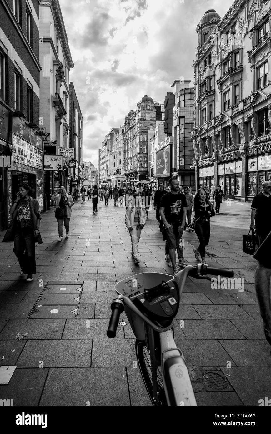 Londres autour de St Paul pendant le funérailles de la reine Elizabeth II Banque D'Images