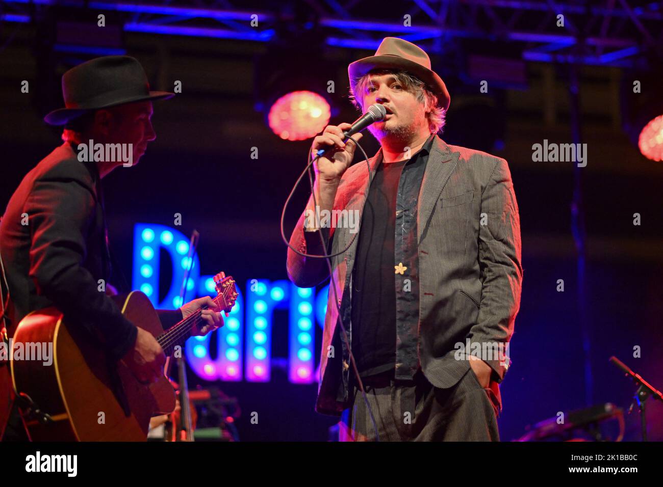 Paris, France. 16th septembre 2022. Pete Doherty et Fred Lo se sont produits au Festival Paris Paradis 2022 au Parc de la Villette, Paris, France sur 16 septembre 2022. Photo de Lionel Urman/ABACAPRESS.COM crédit: Abaca Press/Alay Live News Banque D'Images