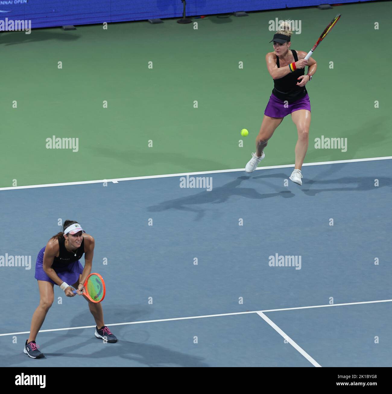 Chennai, Tamil Nadu, Inde. 16th septembre 2022. Chennai Open WTA 250: .Gabriela DABROWSKI CAN.Luisa STEFANI BRA.vs.Peangtarn PLIPUECH THA.Moyuka UCHIJIMA JPN.Match Winner: Gabriela DABROWSKI CAN.Luisa STEFANI BRA.by 6-3, 6-3 (Credit image: © Seshadri Sukumar/Credit Press) Banque D'Images