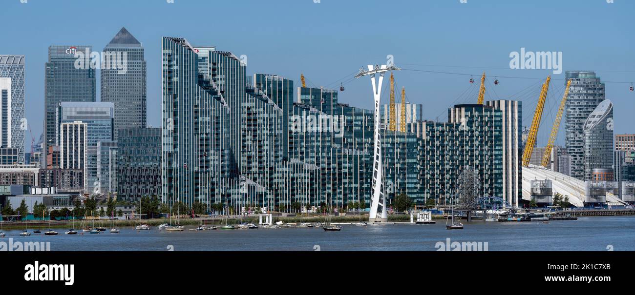 Ville de Londres Panorama Angleterre, Grande-Bretagne Banque D'Images