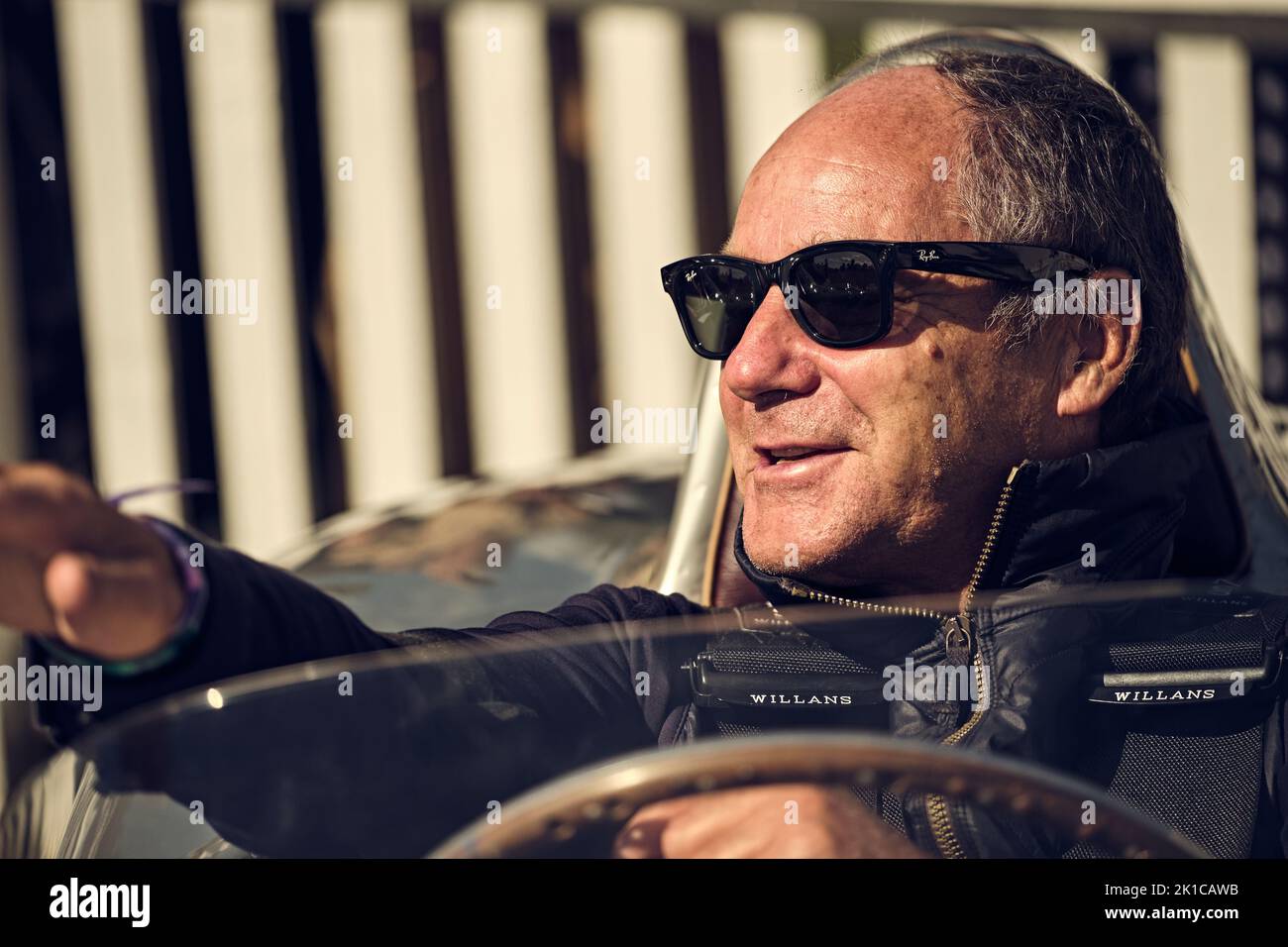 Goodwood, Chichester, Royaume-Uni. 17th septembre 2022. Légende de la formule 1 Gerhard Berger lors du festival Goodwood 2022 (photo de Gergo Toth / Alamy Live News) Banque D'Images