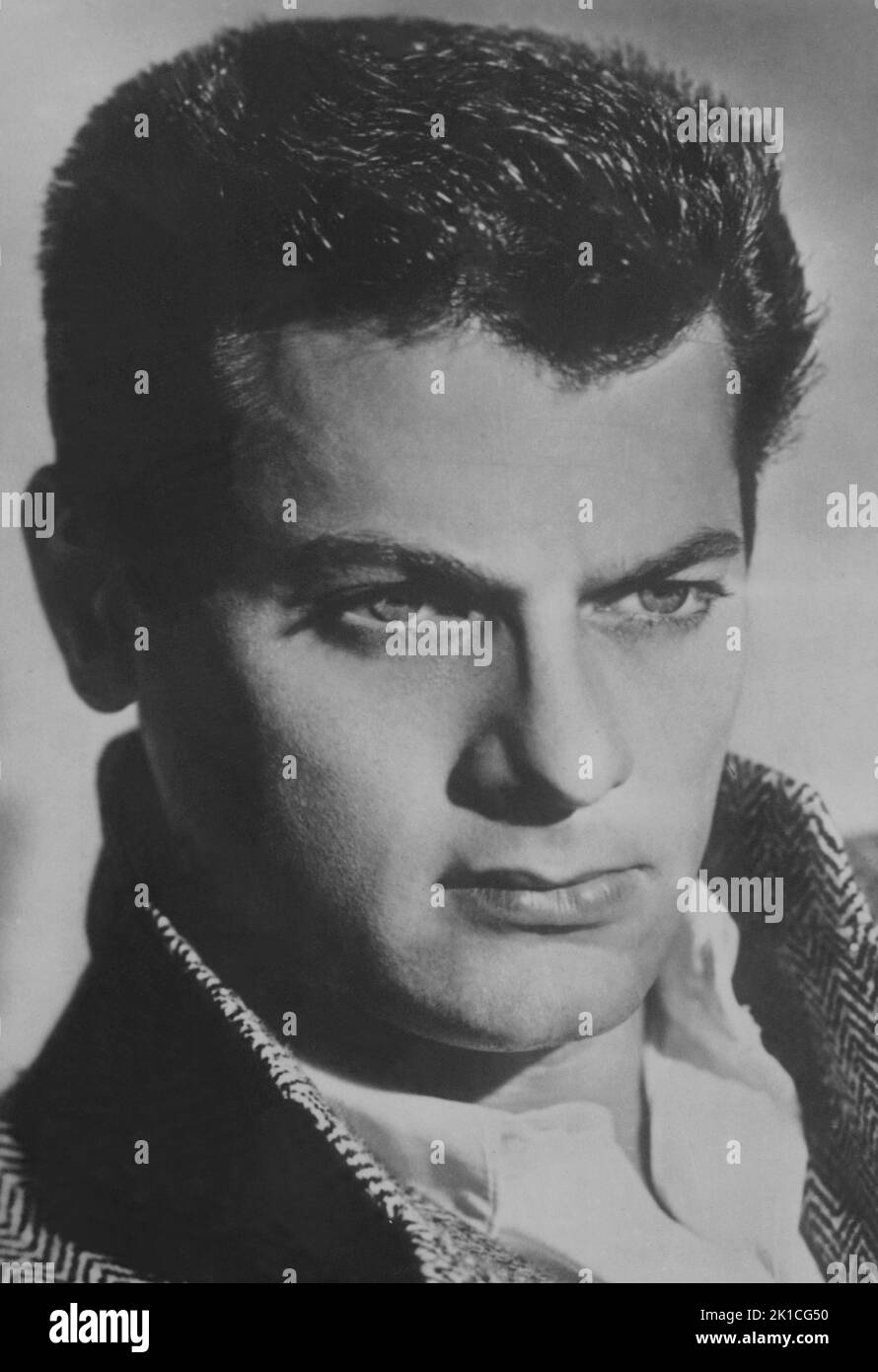 Tony Curtis (1925-2010), acteur de cine estadounidense. Banque D'Images