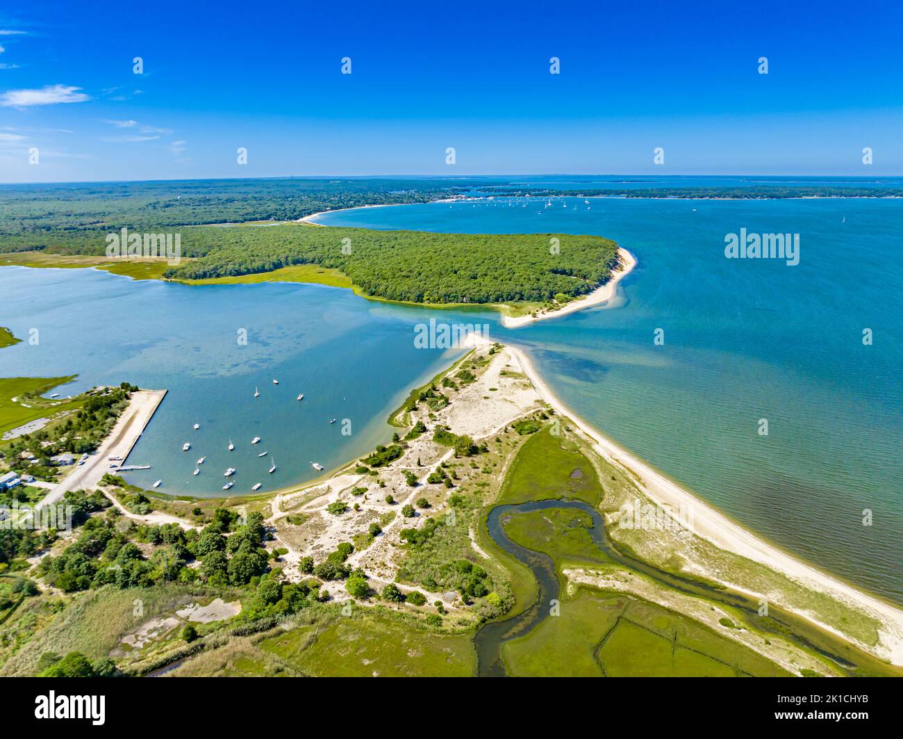 Images aériennes du parc régional du port du Nord-Ouest Banque D'Images