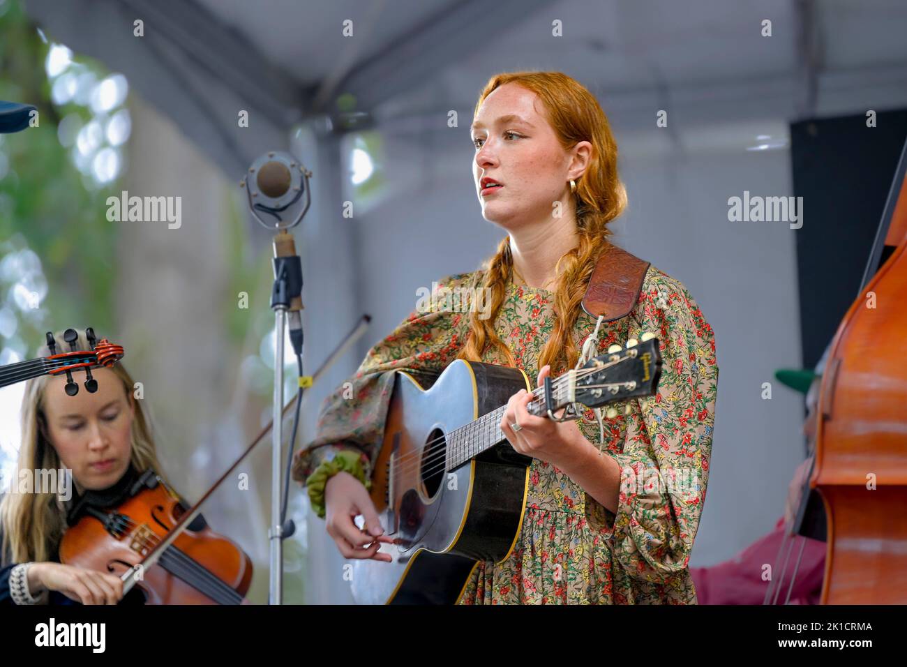 Bella White, Vancouver Folk Music Festival, Vancouver (Colombie-Britannique), Canada Banque D'Images
