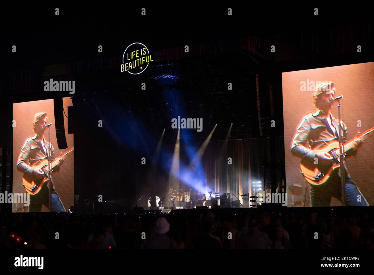 Las Vegas, Nevada, États-Unis. 16th septembre 2022. Les Arctic Monkeys photographiés au Life is Beautiful Music festival dans le centre-ville de Las Vegas, à Las Vegas, NV, sur 16 septembre 2022. Crédit : photos du PIB/Punch des médias/Alamy Live News Banque D'Images Las Vegas, Nevada, États-Unis. 16th septembre 2022. Les Arctic Monkeys photographiés au Life is Beautiful Music festival dans le centre-ville de Las Vegas, à Las Vegas, NV, sur 16 septembre 2022. Crédit : photos du PIB/Punch des médias/Alamy Live News Banque D'Images