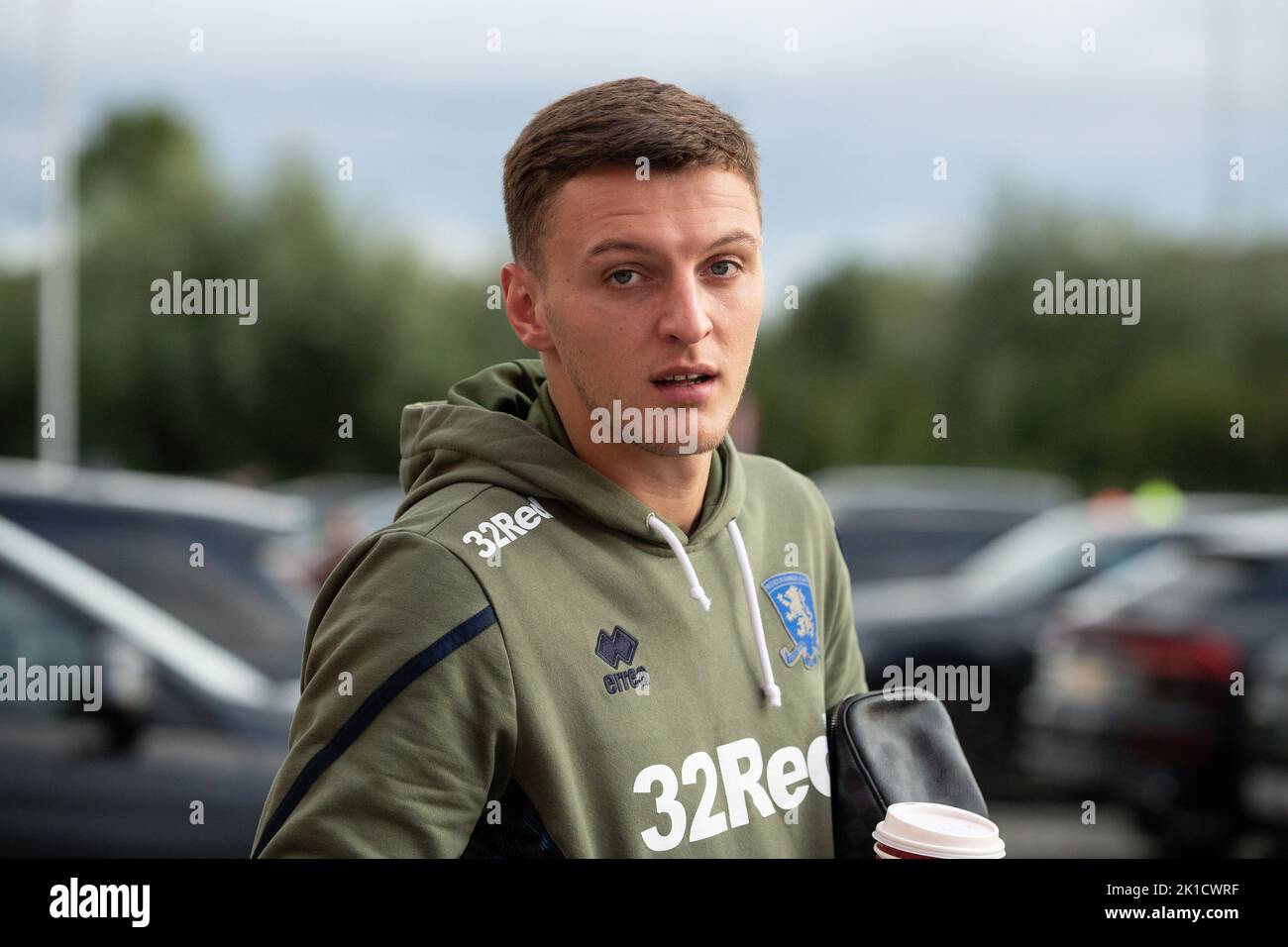 DAEL Fry #6 de Middlesbrough arrive au stade Riverside avant le match de championnat Sky Bet Middlesbrough vs Rotherham United au stade Riverside, Middlesbrough, Royaume-Uni, 17th septembre 2022 (photo de James Heaton/News Images) Banque D'Images