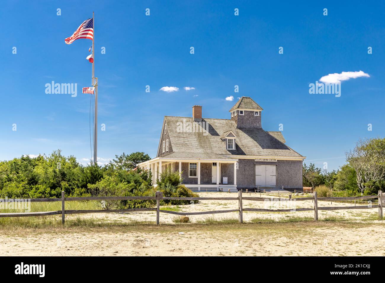 Amagansett U.S. Lifesaving Station Museum Banque D'Images