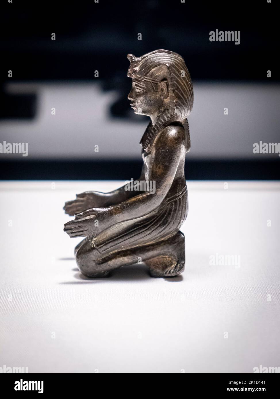 Statue Pharaon Vintage en Bronze, 20ème Siècle en vente sur