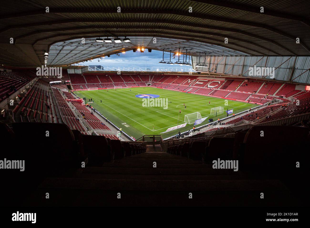 Middlesbrough, Royaume-Uni. 17th septembre 2022. Vue générale à l'intérieur du Riverside Stadium avant le match de championnat Sky Bet Middlesbrough vs Rotherham United au Riverside Stadium, Middlesbrough, Royaume-Uni, 17th septembre 2022 (photo de James Heaton/News Images) à Middlesbrough, Royaume-Uni, le 9/17/2022. (Photo de James Heaton/News Images/Sipa USA) crédit: SIPA USA/Alay Live News Banque D'Images