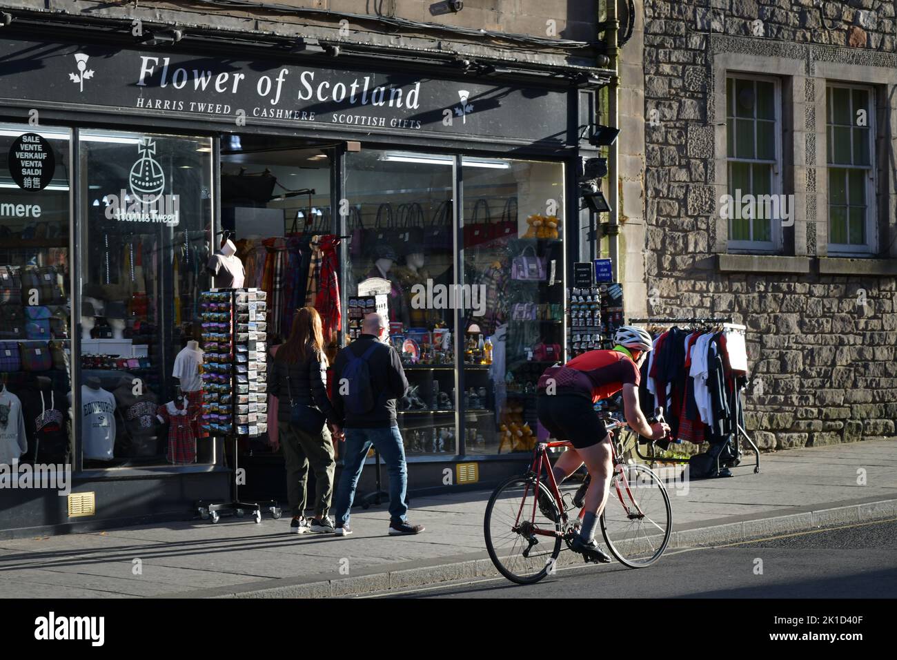 Edinburgh, Écosse, Royaume-Uni, 16 septembre 2022. Vues générales prises sur le Royal Mile. Credit sst/alamy Live news Banque D'Images
