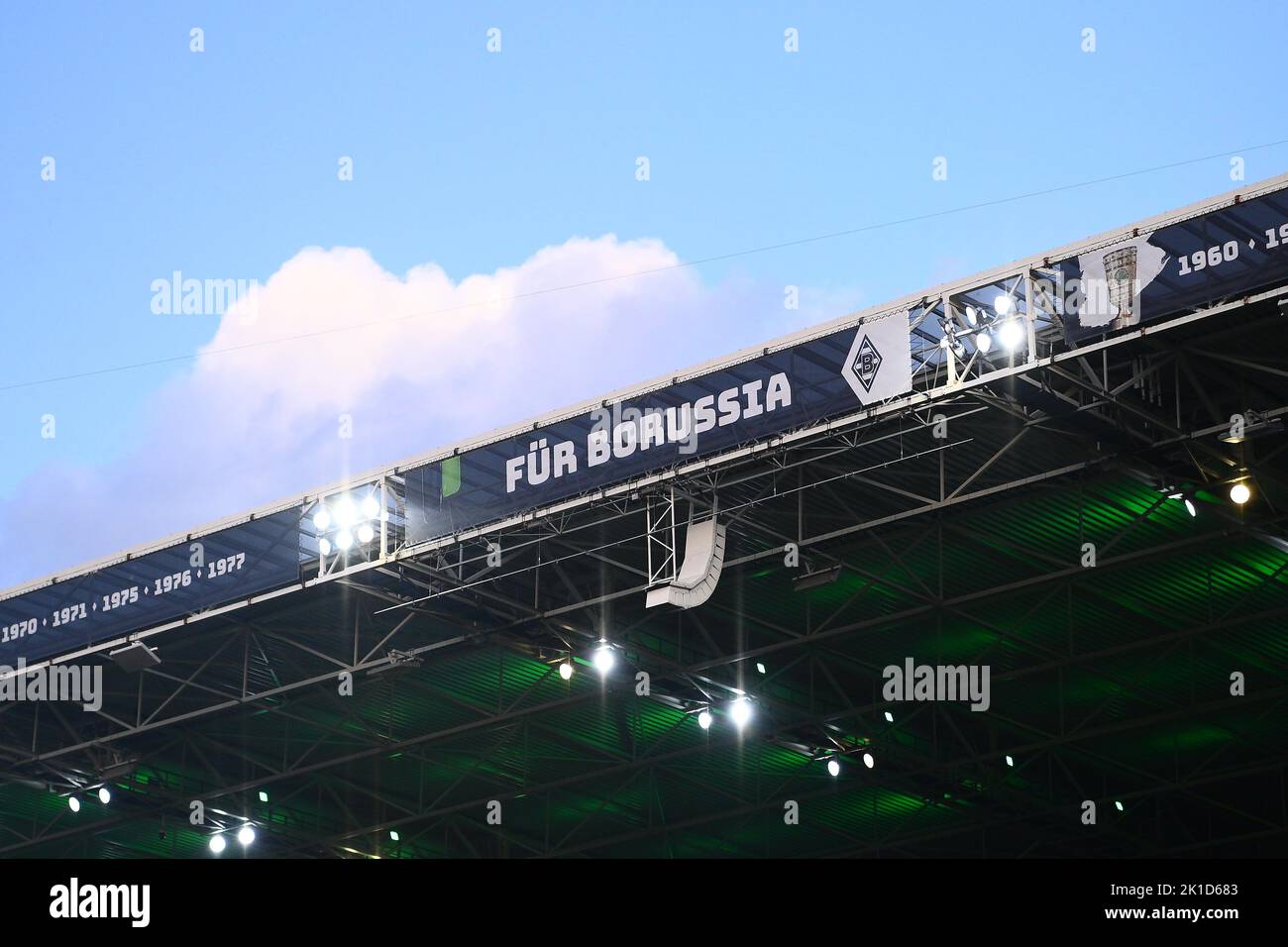 MOENCHENGLADBACH, ALLEMAGNE - 17 SEPTEMBRE 2022: Le match de football de Bundesliga Borussia Mönchengladbach contre RB Leipzig Banque D'Images