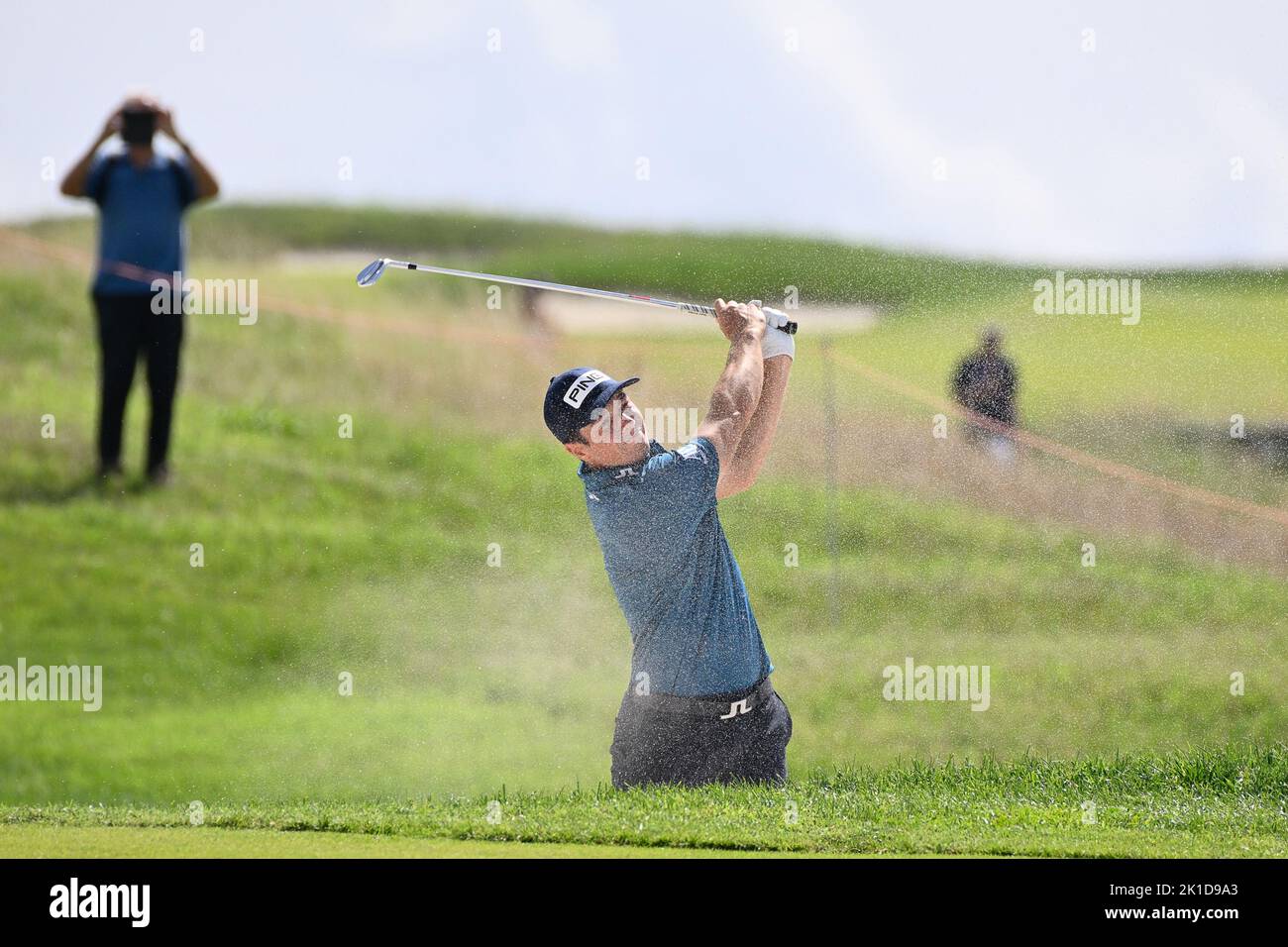 Viktor Hovland pendant 79 Open d'Italia Golf Match, Marco Simone Golf Club, 16 septembre 2022 (photo par AllShotLive/Sipa USA) crédit: SIPA USA/Alay Live News Banque D'Images