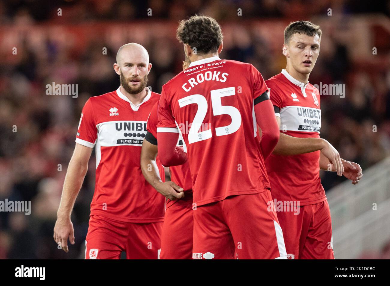 Matt Clarke #5 de Middlesbrough pendant le match de championnat de Sky Bet Middlesbrough vs Rotherham United au stade Riverside, Middlesbrough, Royaume-Uni, 17th septembre 2022 (photo de James Heaton/News Images) Banque D'Images