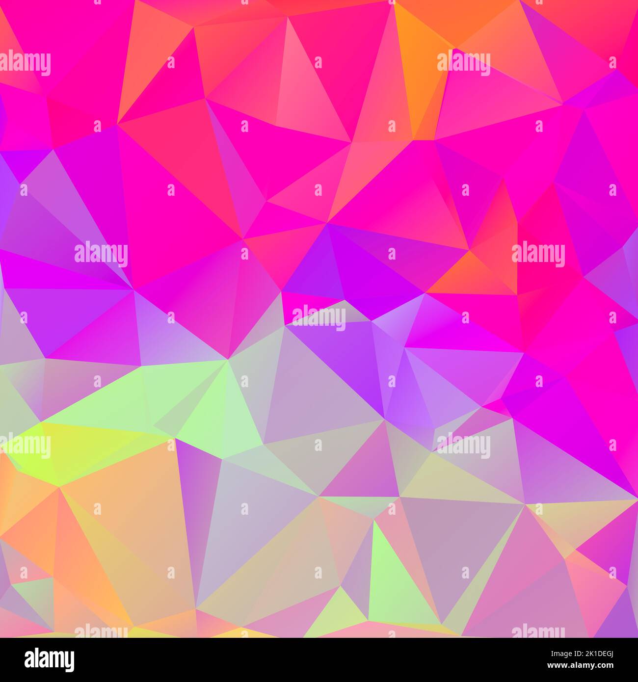 Abstract, coloré, multicolore et Fond irisé de triangles Banque D'Images