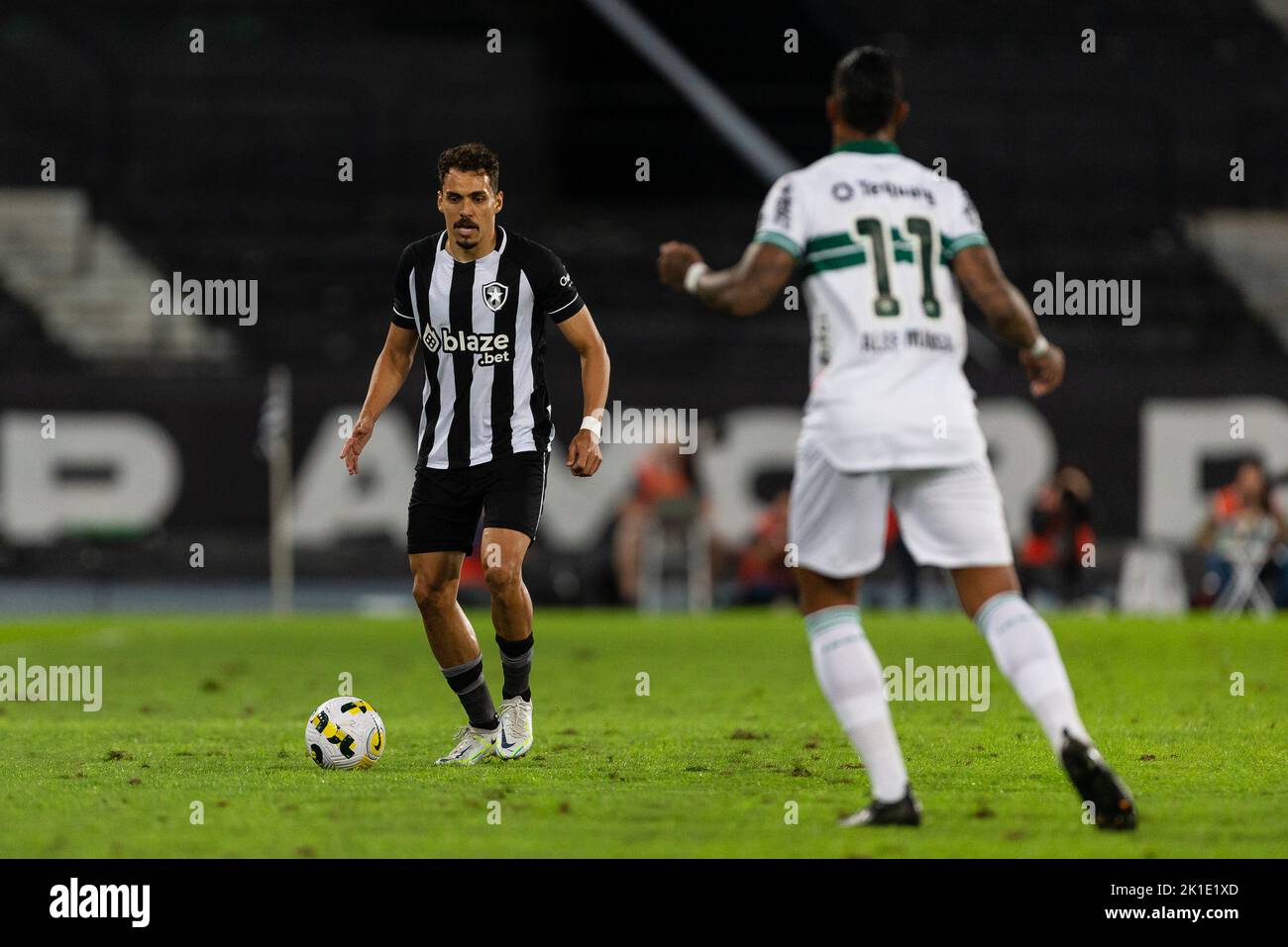 EDUARDO de Botafogo pendant le match entre Botafogo et Coritiba dans le cadre de Brasileirao série A 2022 au stade Nilton Santos sur 17 septembre 2022 à Rio de Janeiro, Brésil. Banque D'Images