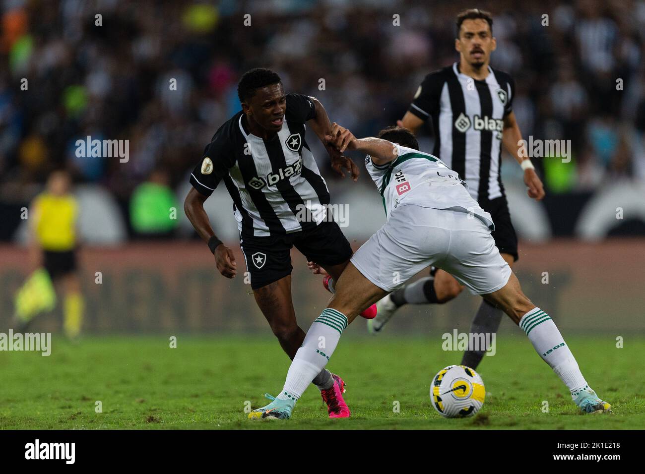 JEFFINHO de Botafogo pendant le match entre Botafogo et Coritiba dans le cadre de Brasileirao série A 2022 au stade Nilton Santos sur 17 septembre 2022 à Rio de Janeiro, Brésil. Banque D'Images