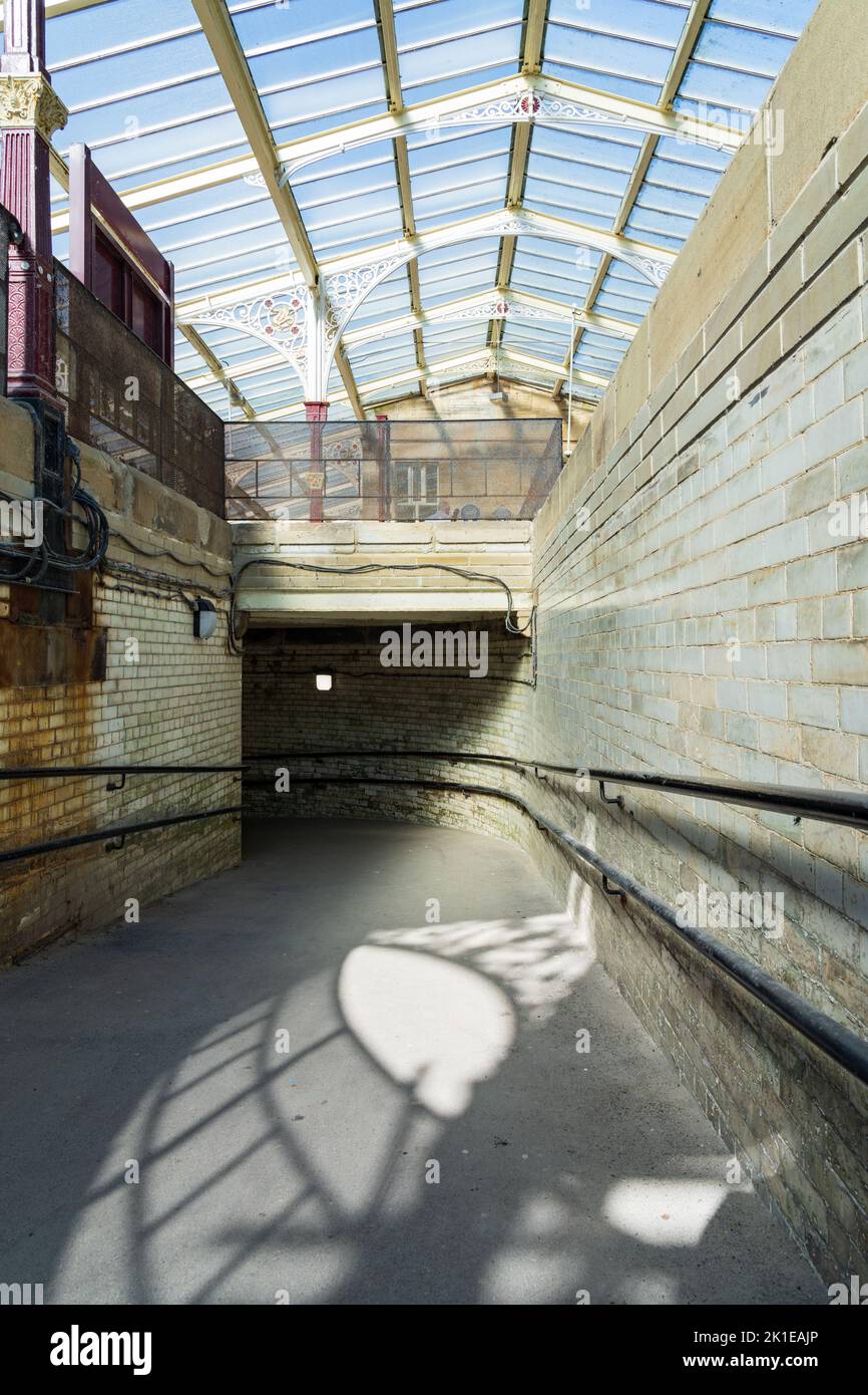 Station Hellifield sur la ligne Settle Carlisle Banque D'Images