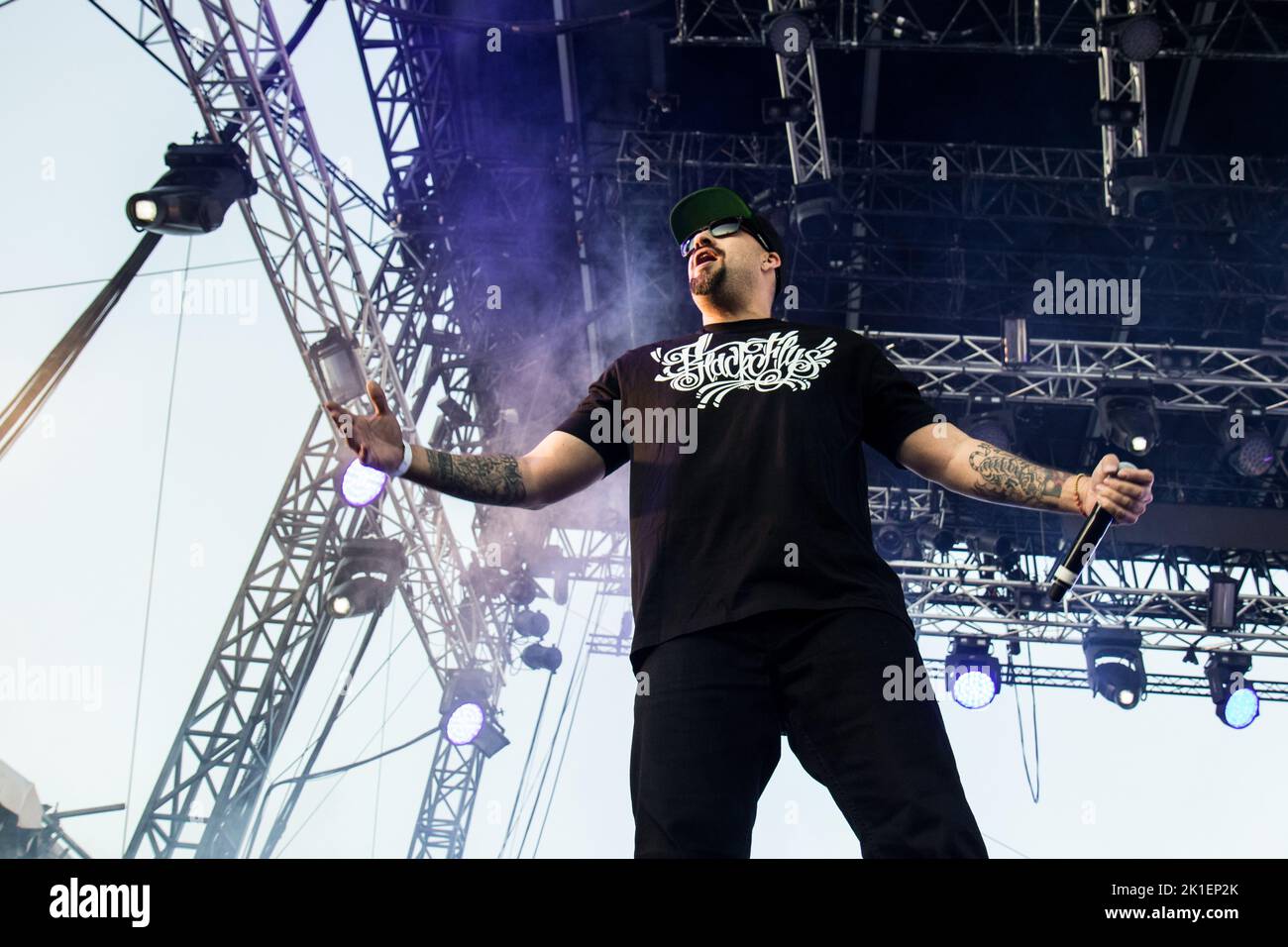 CYPRESS HILL vit au Festival de Pont, Pont du Gard FRANCE , 09/07/2015 Florent 'MrCrash' B. Banque D'Images