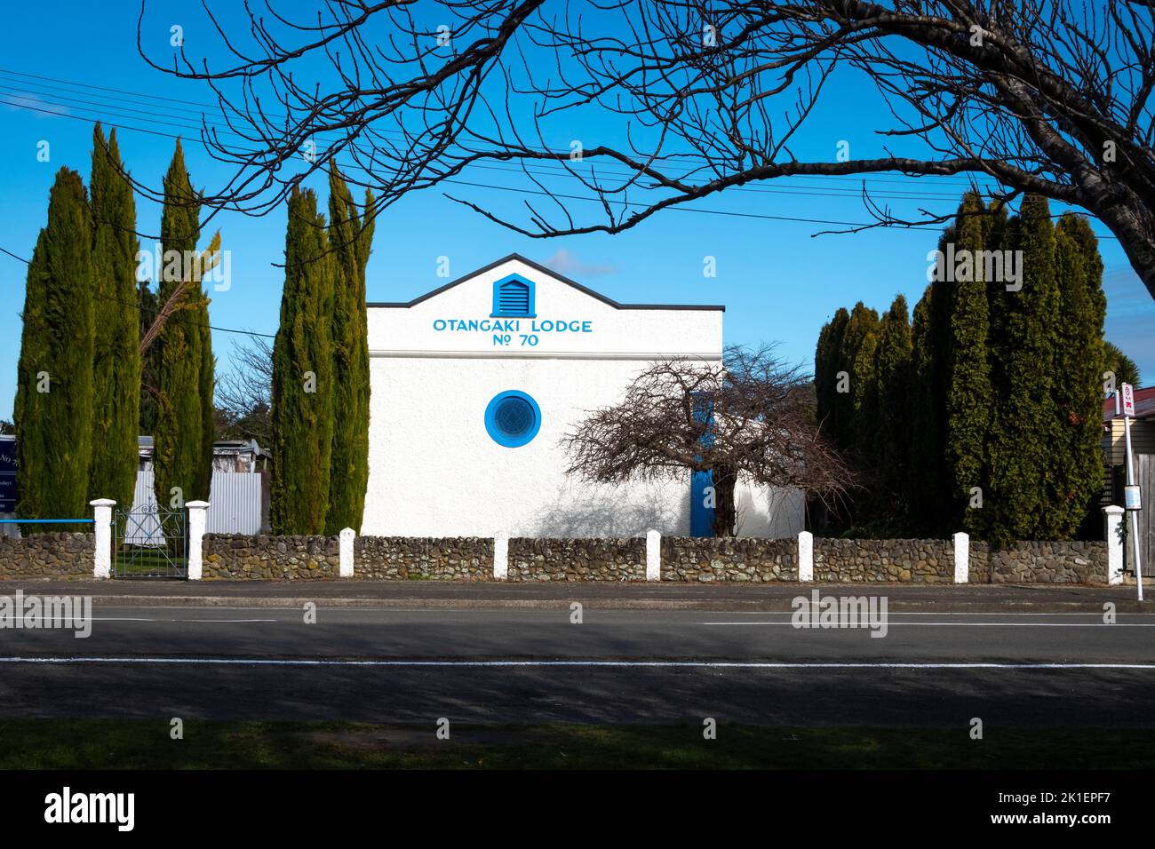 Otangaki Masonic Lodge, Ashurst, Manawatu, Île du Nord, Nouvelle-Zélande Banque D'Images