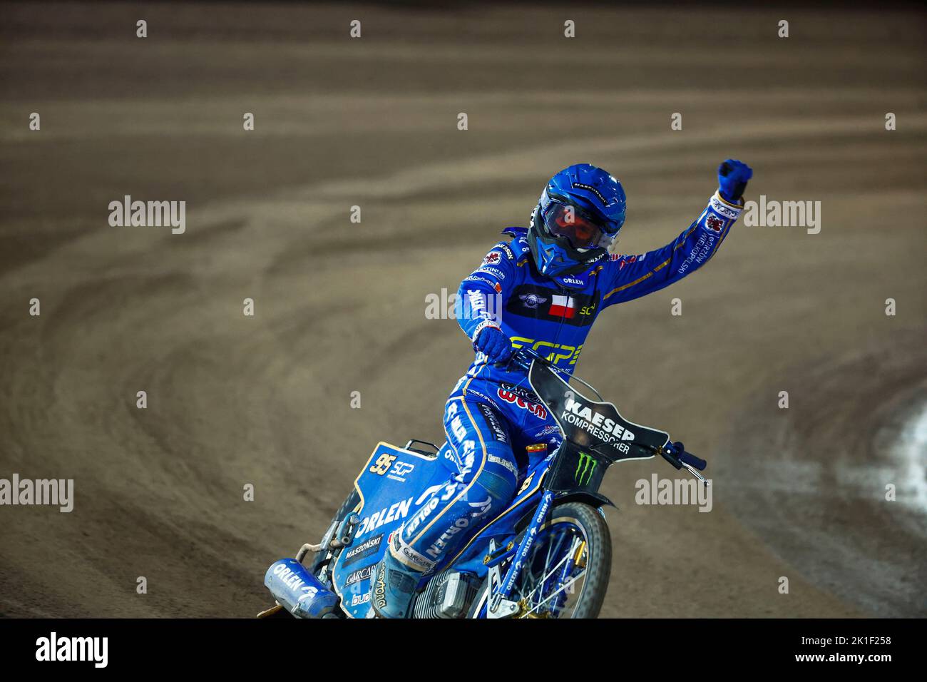 Le Bartosz Zmarzlik de Pologne a remporté le Grand Prix Kaeser FIM Speedway de samedi 9 de 10 au Skrotfrag Arena de Malilla, en Suède. 17 septembre 2022.photo: Stefan Jerrevång / TT / code 60160 Banque D'Images