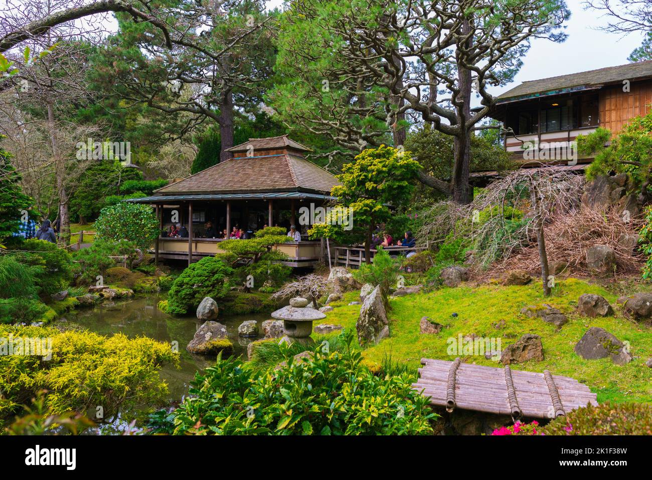 Jardin de thé japonais San Francisco, Californie, EUA Banque D'Images