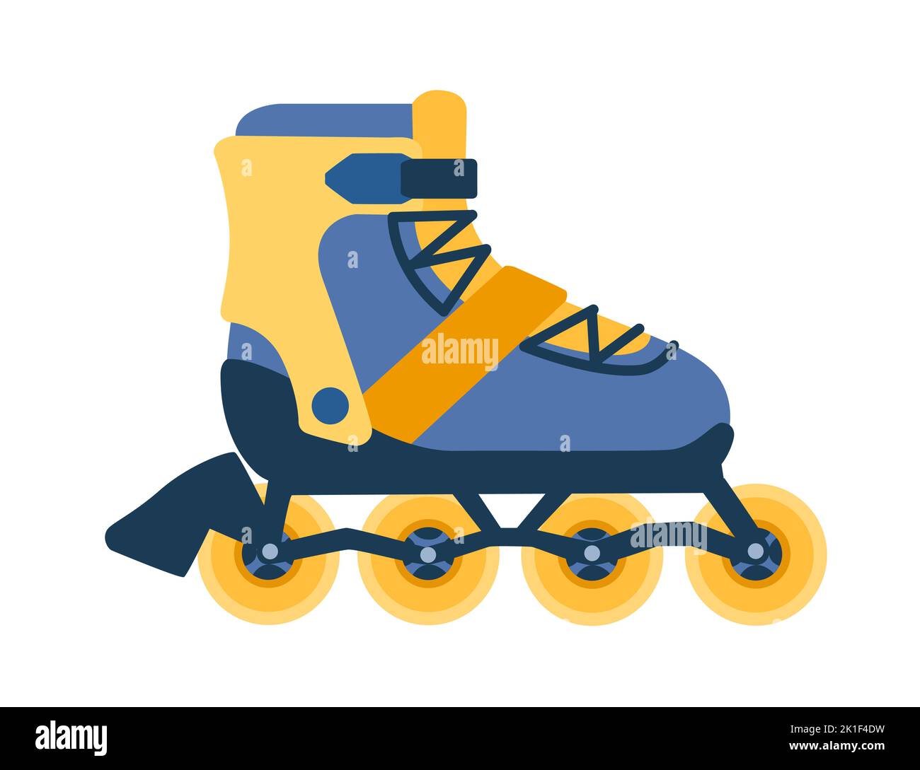 Rollerblade illustration Banque d'images vectorielles - Alamy
