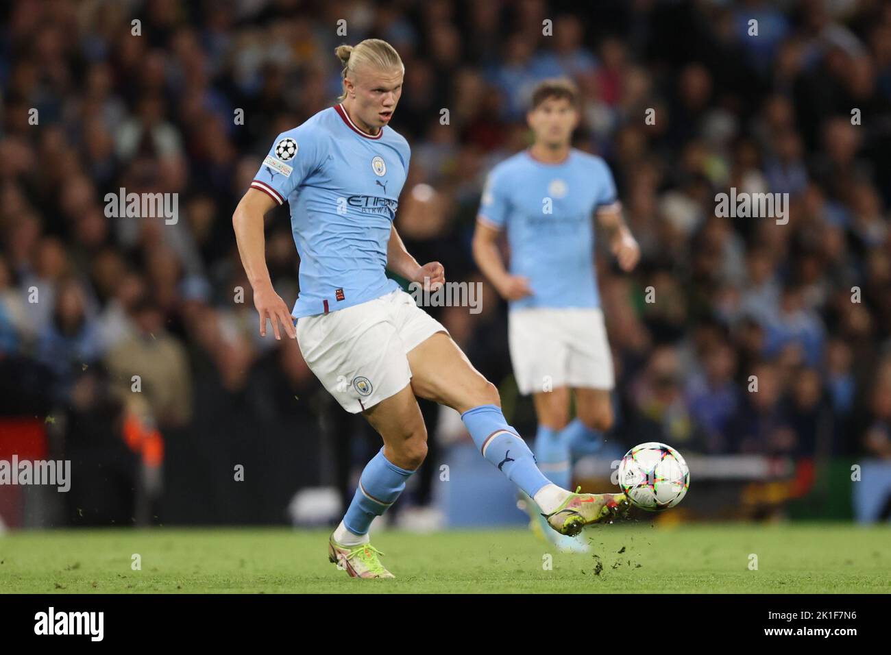 Manchester City et Borussia Dortmund, Ligue des champions de l'UEFA, Groupe G, Stade Etihad, Manchester, Royaume-Uni 14 septembre 2022 Banque D'Images